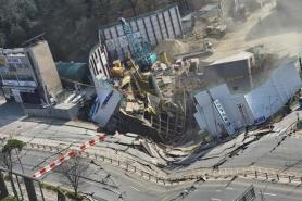 Rescue efforts underway after tunnel collapse southwest of Seoul