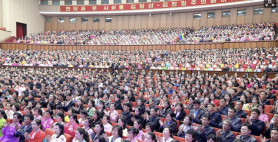 North Korea urges loyalty to leader on regime founders birthday