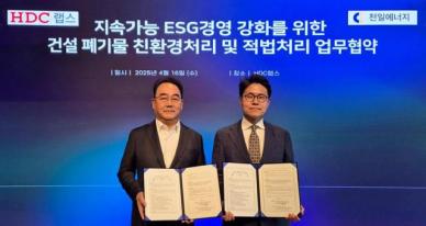 HDC랩스, 지구하다와 폐기물 수거·처리 협약…ESG 경영에 도움