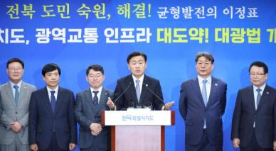 전북 광역교통망 확충 본격화
