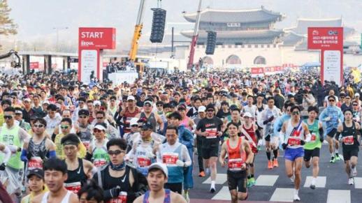 首尔周末马拉松频繁举行 交通瘫痪市民怨声载道