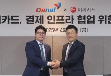 BC카드-다날, 결제 인프라 협업…중소 핀테크·외국인 대상 카드 출시