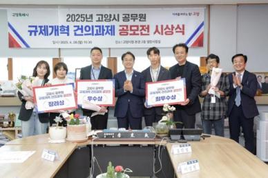 고양시, 규제개혁 공모전 우수과제 7건 선정…시민·기업 불편 해소 나선다