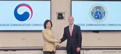 이진숙 방통위원장, 美 FCC와 방송통신 분야 협력 강화 논의