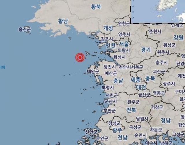 충남 태안 해역에서 지진이 발생했다 사진기상청