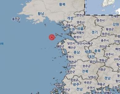충남 태안 해역서 규모 3.7 지진…인근 지역 진동 느낄 수 있어