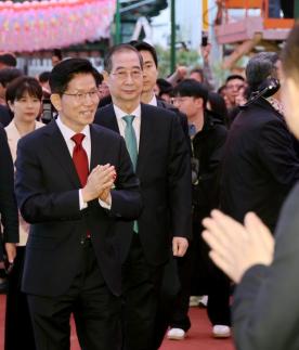 한덕수, 김문수에 "오늘 중 편한 시간·장소서 만나자"