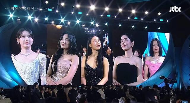 61회 백상예술대상 TV부문 여자 최우수 연기상 후보 사진유튜브 채널 백상예술대상 캡처