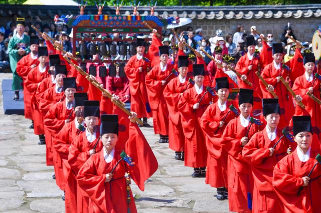 2025년 5월 4일 서울 종묘에서 봉행된 종묘대제 Courtesy of Korea Heritage Agency