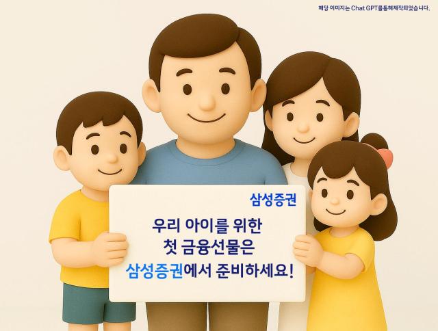 삼성증권이 이달 30일까지 비대면 자녀계좌개설 이벤트인 '우리 아이와 함께 키워나가는 자산의 씨앗'를 운영한다고 7일 밝혔다. 사진은 관련 포스터 [사진=삼성증권]