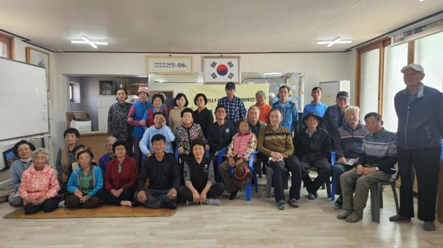 주민설명회 단체사진고덕면 상몽2리사진예산군