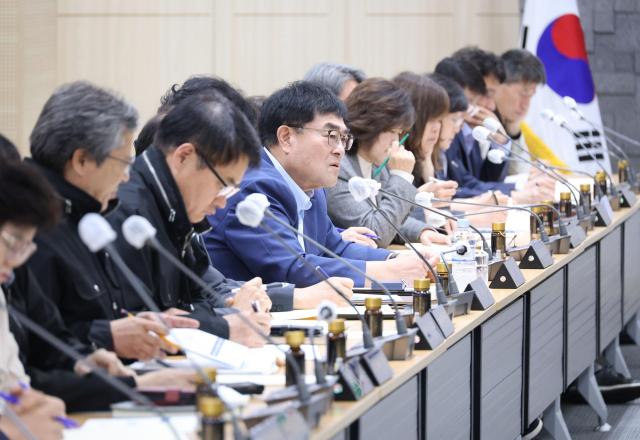 삼척시가 시청 상황실에서 박상수 시장 주재로 2026년도 국비 확보 대책 보고회를 개최하고 있다 사진삼척시