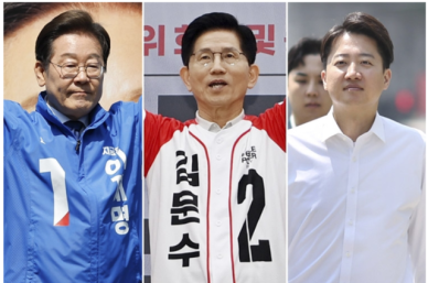 이재명‧김문수‧이준석, 제21대 대선 향한 22일간 레이스 출발