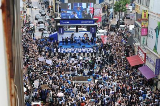 이재명 보수 심장 TK에서 이재명도 한 번 써보라…표심 공략