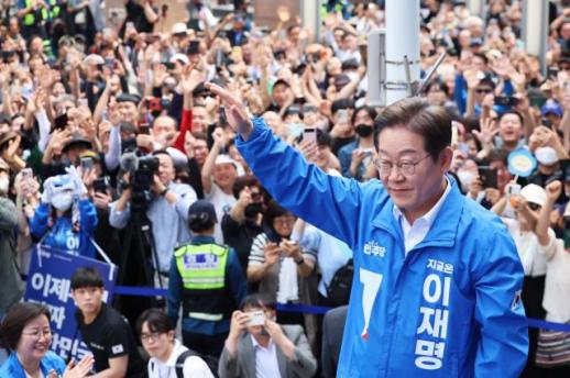 이재명, 해수부·HMM 부산行에 포퓰리즘 안 한다까지…PK 집중 공략 (종합)