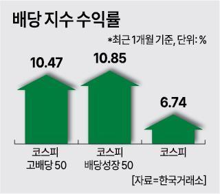 지수 수익률 웃도는 배당주 주목