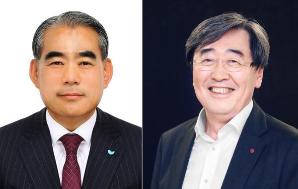 황종현 SPC삼립 대표왼쪽와 박진선 샘표식품 대표 사진SPC삼립·샘표식품