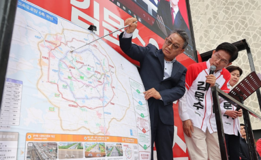 김문수 "GTX 전국화...수도권 6개 순환고속도로망 완성"
