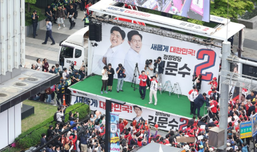 김문수 "천안·아산 국가산단 조성해 기업 유치…일자리 대통령 되겠다"