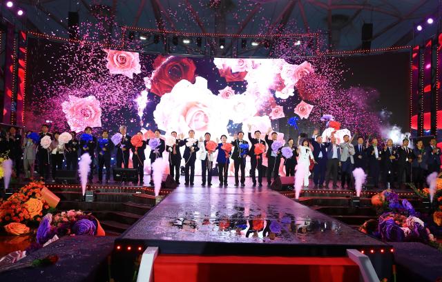 곡성군섬진강기차마을 중앙무대 제15회 곡성세계장미축제 개막식 사진곡성군
