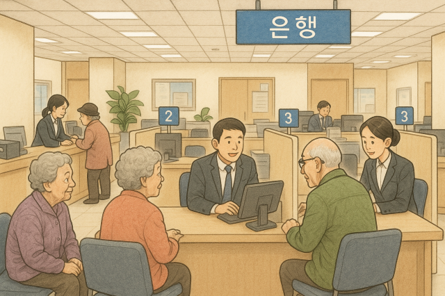 은행 관련 참고 이미지 사진챗GPT