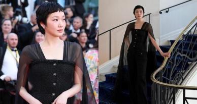 [OOTT] 노출 금지령 속 반전 섹시미...김고은, 칸 레드카펫 찢은 패션