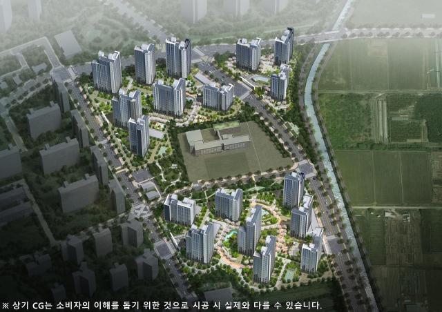 해링턴 플레이스 풍무 조감도 사진효성중공업