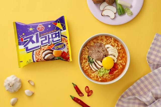 오뚜기 진라면 약간매운맛 사진오뚜기