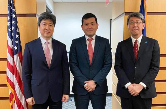 US, South Korea, Japan hold trilateral secretariat meeting in Washington