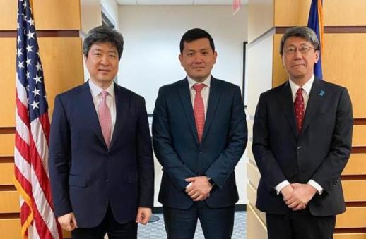 US, South Korea, Japan hold trilateral secretariat meeting in Washington