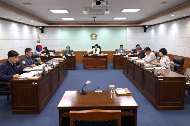 제352회 동해시의회 임시회 제5차 예산결산특별위원회 사진동해시의회