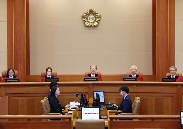 20일 서울 종로구 헌법재판소 대심판정에서 손준성 대구고검 차장검사검사장 탄핵심판 2차 변론이 열리고 있다 사진연합뉴스