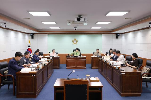 제352회 동해시의회 임시회 기간 중 열린 제6차 예산결산특별위원회 사진동해시의회
