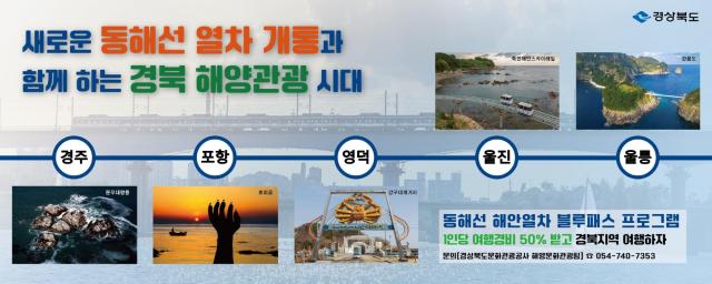 동해선 해안열차 블루패스 사업 포스터 사진경상북도