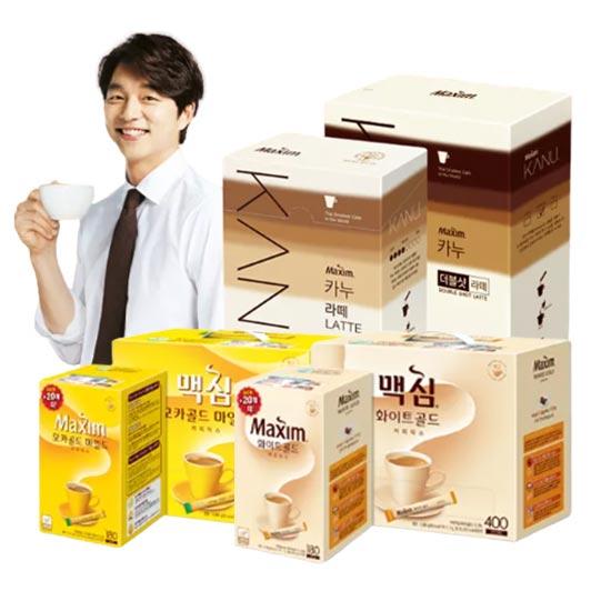 맥심 모카골드 화이트골드 카누 등 주요 커피 제품 사진동서식품