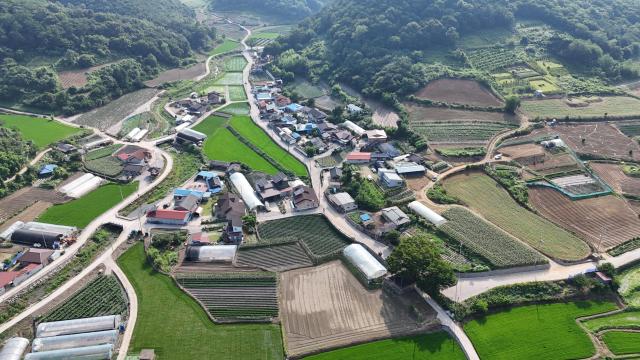 신덕면 내량마을 전경사진임실군