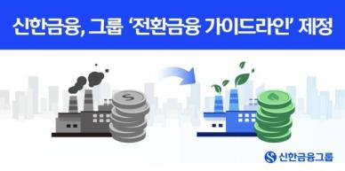 신한금융, 국내 금융사 최초 전환금융 가이드라인 제정