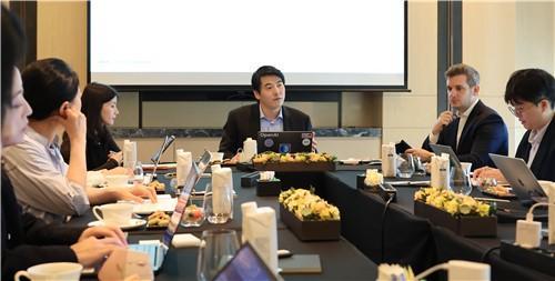 제이슨 권 오픈AI 최고전략책임자CSO가 한국 언론과 간담회를 갖고 있다사진연합뉴스