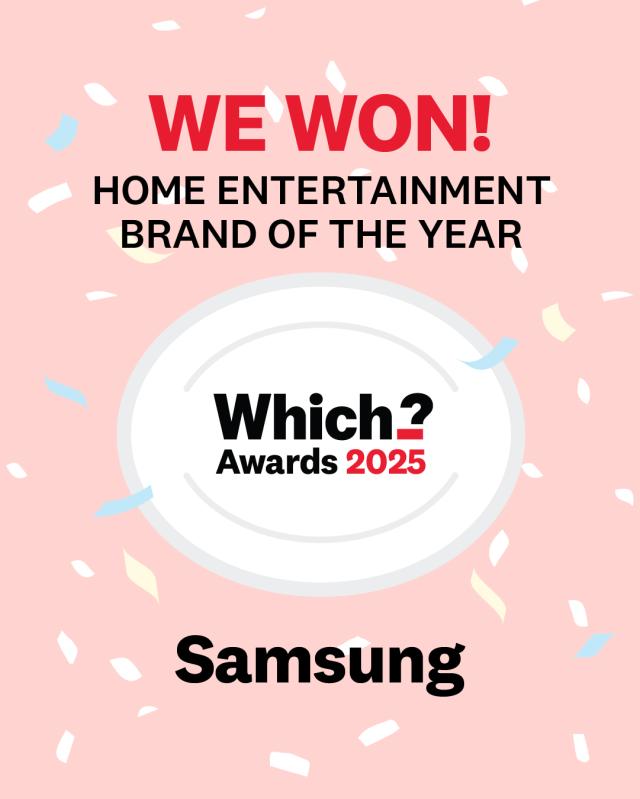 삼성전자가 영국 소비자연맹지 위치Which가 주관하는 위치 어워드에서 2025년 올해의 홈 엔터테인먼트 브랜드로 선정됐다 사진삼성전자