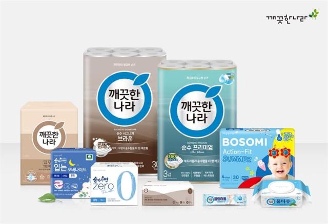깨끗한나라 제품들 사진깨끗한나라
