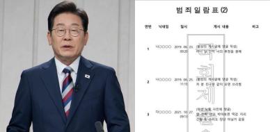 실시간 확산 중인 '범죄일람표'... 내용+반응 보니
