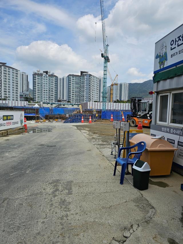 공사현장 내부 사진김규남 기자