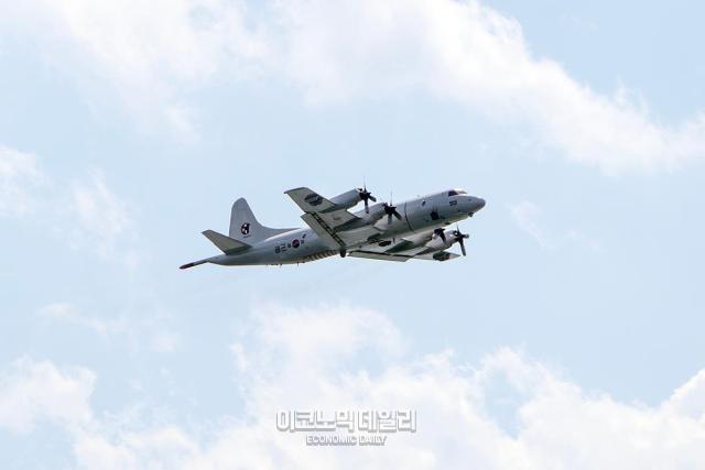 해군 P-3C 대잠초계기 사진박명섭 기자