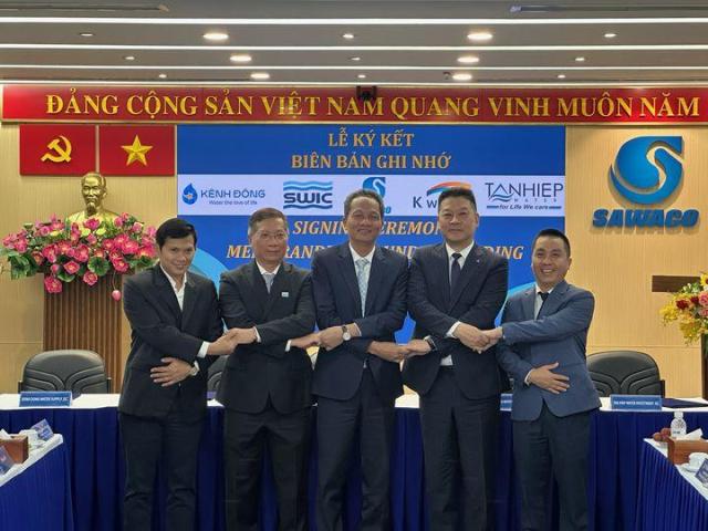 Ngày 30 Tổng công ty Tài nguyên nước Hàn Quốc K-water đã ký kết thỏa thuận kinh doanh với Tổng công ty Cấp nước Sài Gòn SAWACO ẢnhK-water