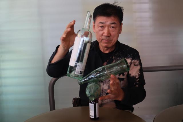 밸런싱아티스트 변남석 작가 사진 김호이 기자