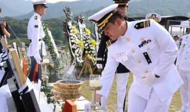 해군 초계기 추락 사고 순직 장병 4인 합동 영결식 엄수