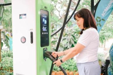 [NNA] 필리핀 아얄라, 마카티시에 국내 최대 EV 충전망