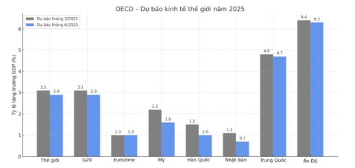 OECD tiếp tục hạ triển vọng tăng trưởng của Hàn Quốc trong năm nay…1,5% → 1,0%