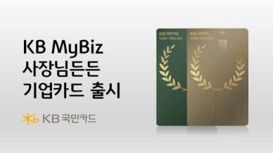 사장님들 든든해지도록…KB국민카드 개인사업자 전용 카드 출시
