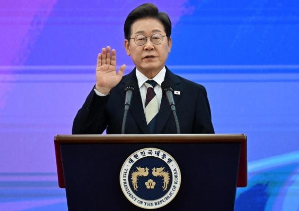 [포토] 취임 선서하는 이재명 대통령